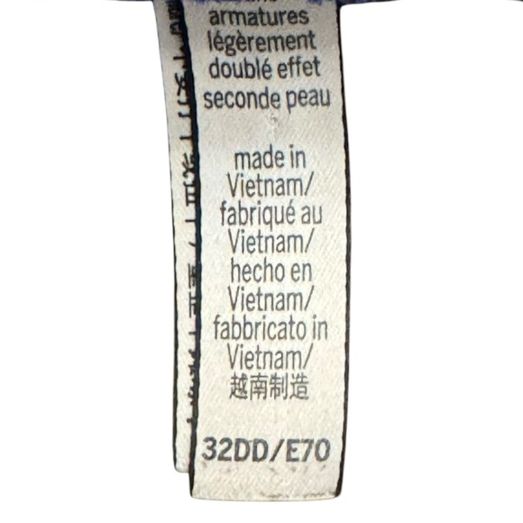 Victoria Secret  THE T-SHIRT Lightly Lined Wireless Bra Royal Blue 32DD - Picture 8 of 12